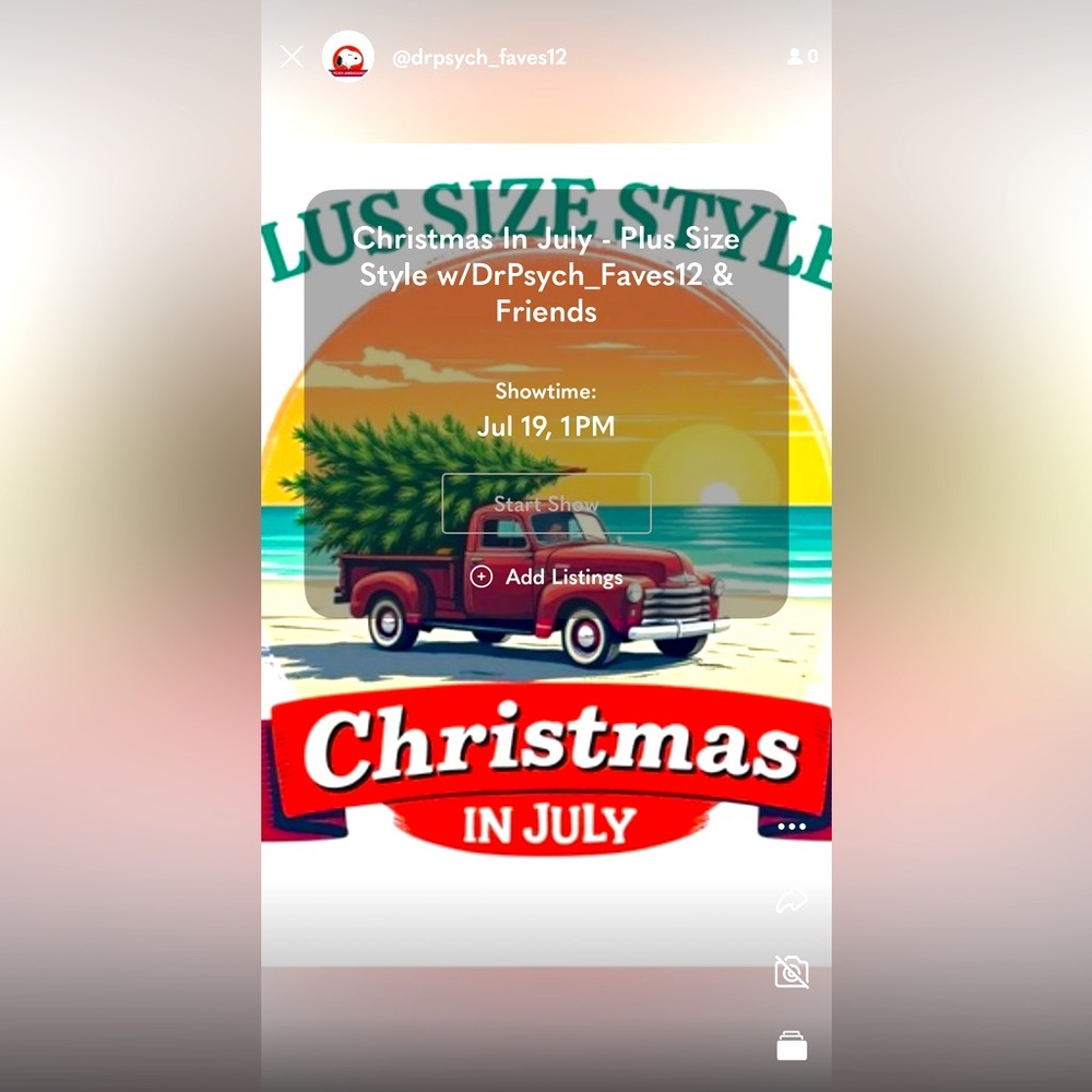 July 19 1PM DrPsych_Faves12 🌹🌹 Christmas In July PLUS SIZE RAID TRAIN SHARE SHOW